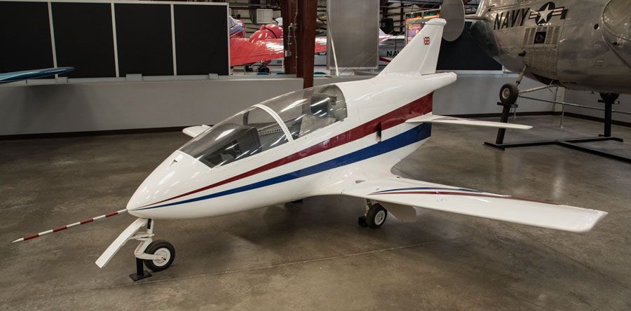 Bede Aircraft Company BD-5J "Microjet", a single-seat home-built aircraft made famous by its appearance in the James Bond film "Octopussy".