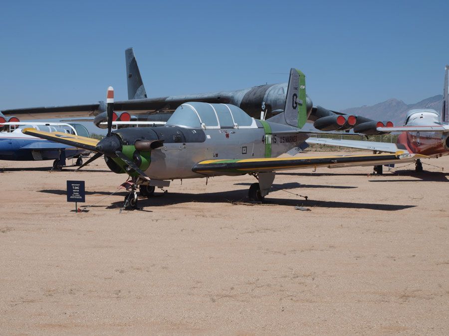 A picture of the Beechcraft T-34C Mentor