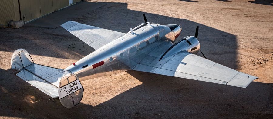 A picture of the Beechcraft UC-45J Expeditor (Navigator)