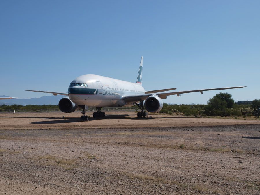 A picture of the Boeing 777-267
