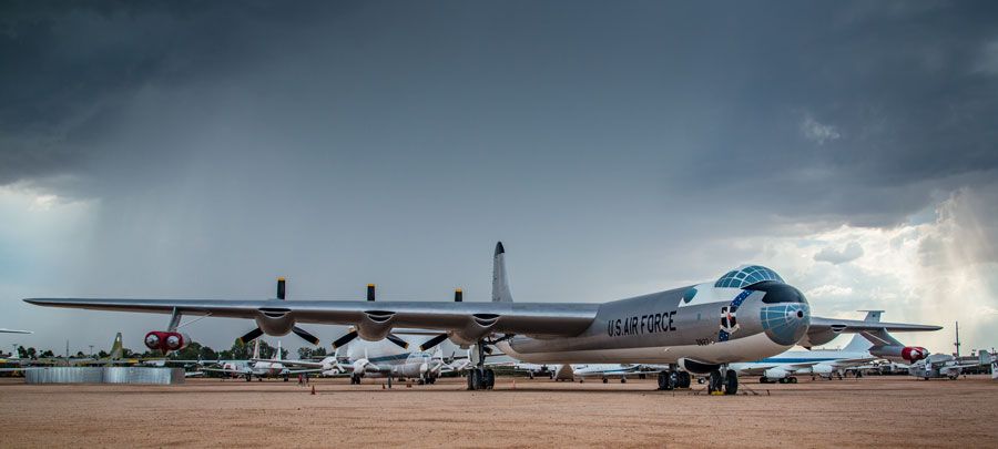 A picture of the Convair B-36J Peacemaker