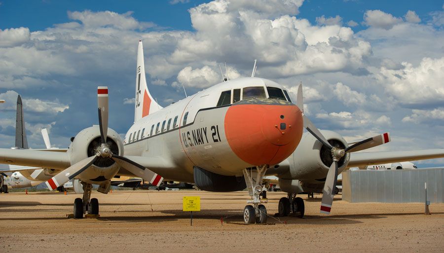 A picture of the Convair T-29B Flying Classroom