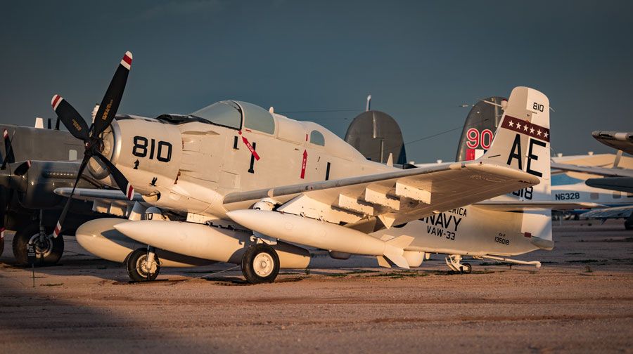 A picture of the Douglas EA-1F Skyraider
