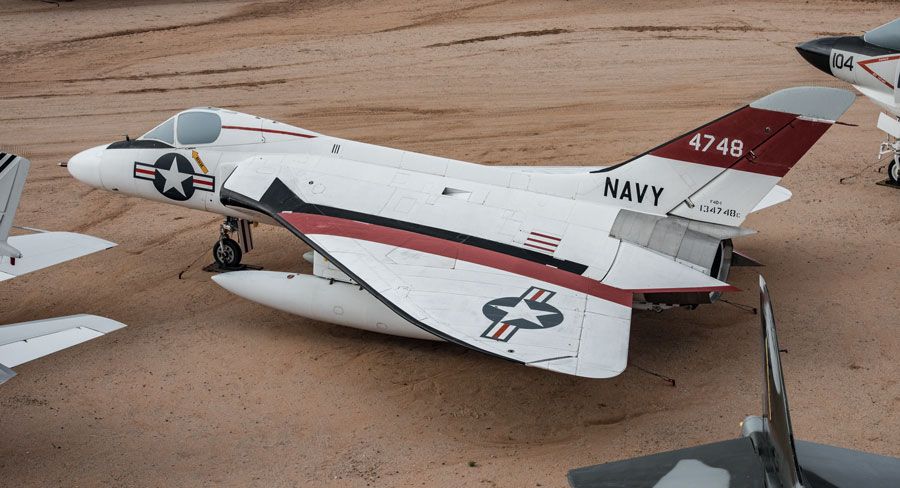 A picture of the Douglas F4D-1 Skyray