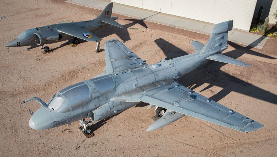 A picture of the Grumman EA-6B Prowler