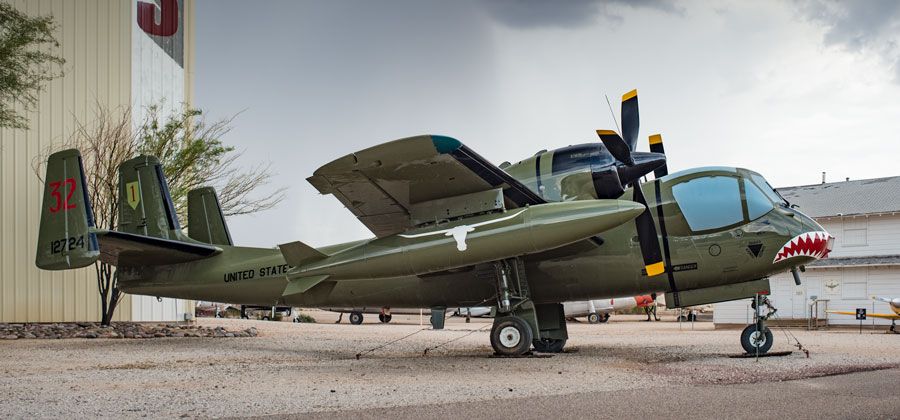 A picture of the Grumman OV-1C Mohawk