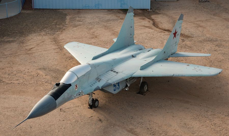 A picture of the MiG-29 Fulcrum-A