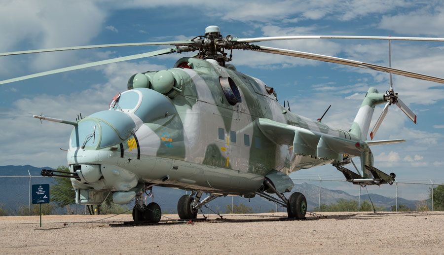 A picture of the MIL Mi-24D HIND-D