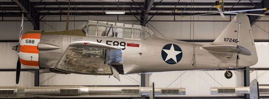 A picture of the North American T-6G Texan