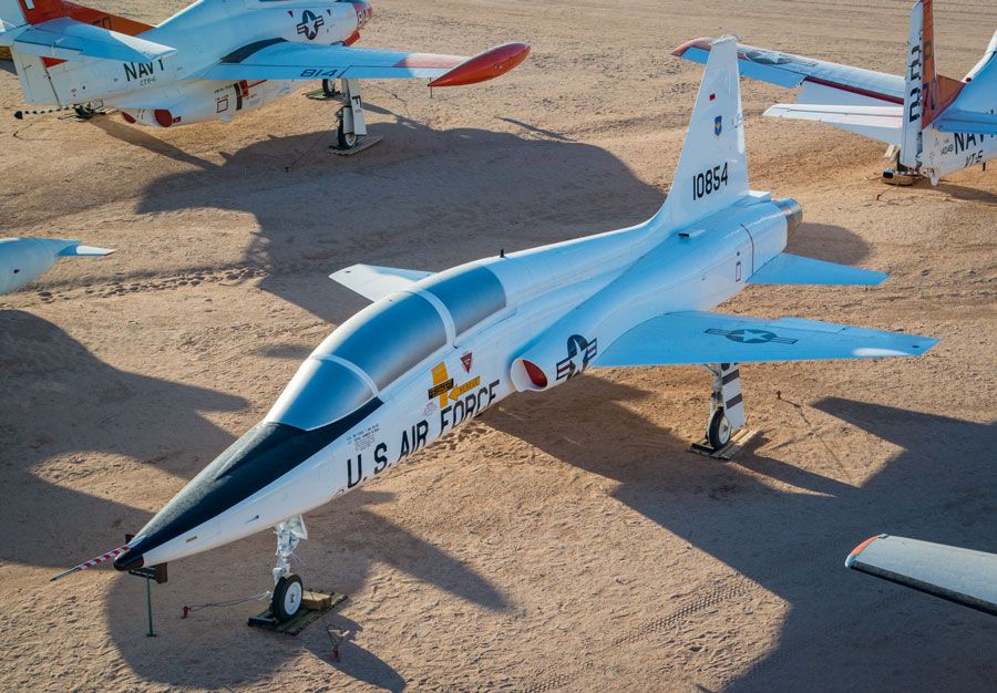 A picture of the Northrop T-38A Talon