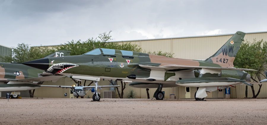 A picture of the Republic F-105G Thunderchief