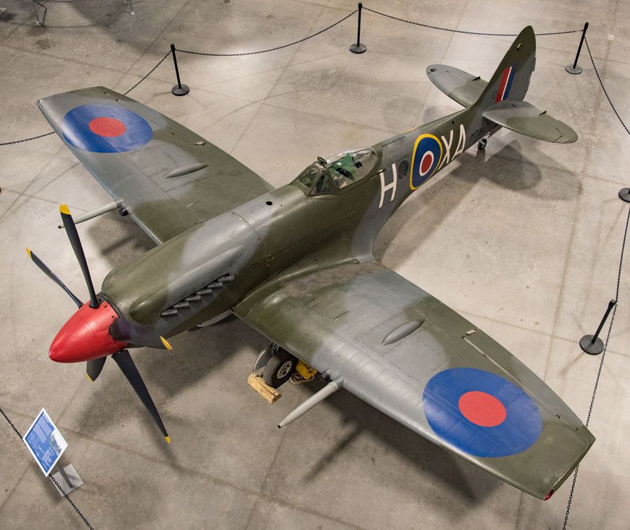 A picture of the Supermarine Spitfire